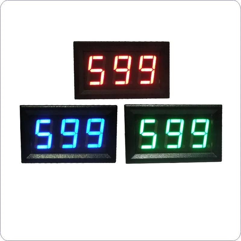 Индикатор напряжения 0 10 В постоянного тока 30 в 100 300 600 светодиодный цифровой