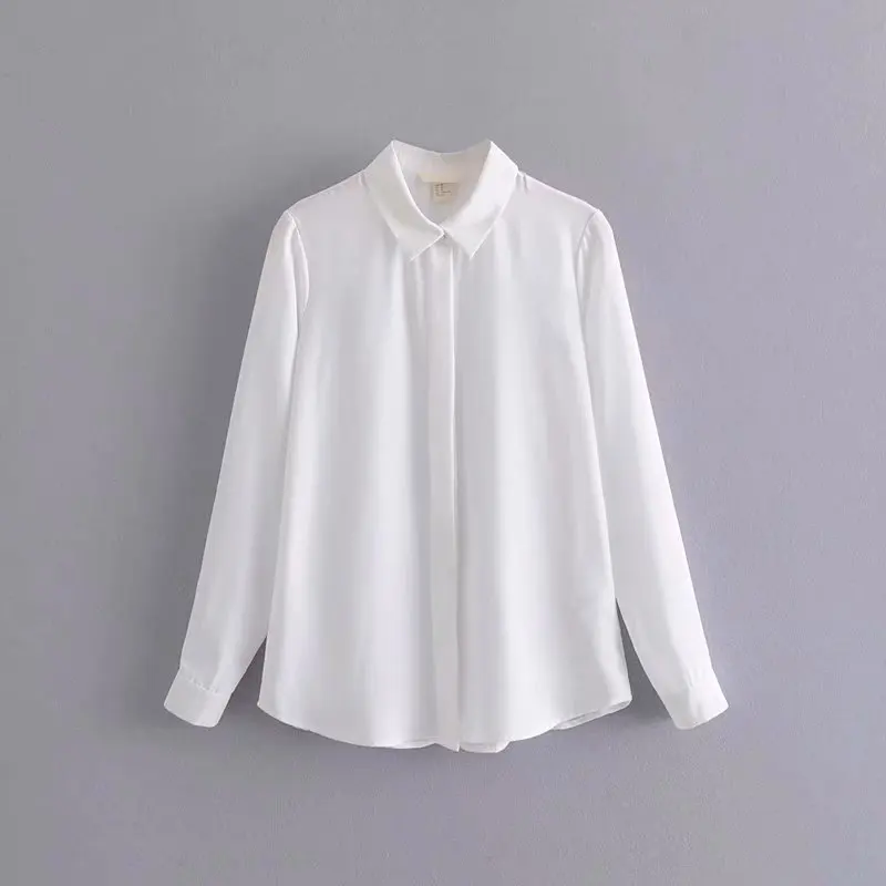  Korea Fashion New Women 2019 Spring Summer Turn-down Collar Full Sleeve Casual Shirt Female Monkey 