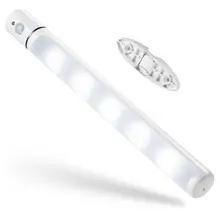 20 шт./лот 5 светодиодный вращающийся зондирования свет Батарея движени Сенсор свет для Шкаф Кабинет Ванная Комната Лестница портативный белый