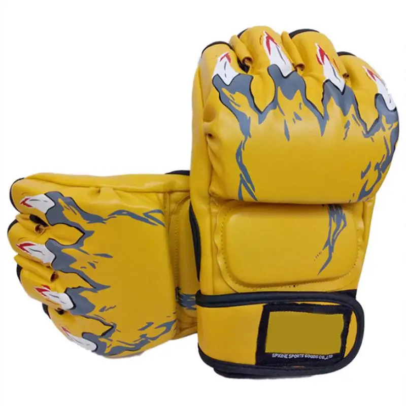 1 Pair of Half Mitt Sports Gloves for Tae kwon Do Boxing Sparring Kick UFC Gloves Boxing Training MMA Boxing Set Sandbags Gloves 1 Pair of Half Mitt Sports Gloves for Tae kwon Do Boxing Sparring Kick UFC Gloves Boxing Training MMA Boxing Set Sandbags Gloves