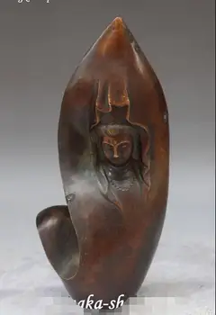 

Old Chinese Bronze Antique Kwan-yin Guanyin Quan Yin Goddess Bodhisattva Statue