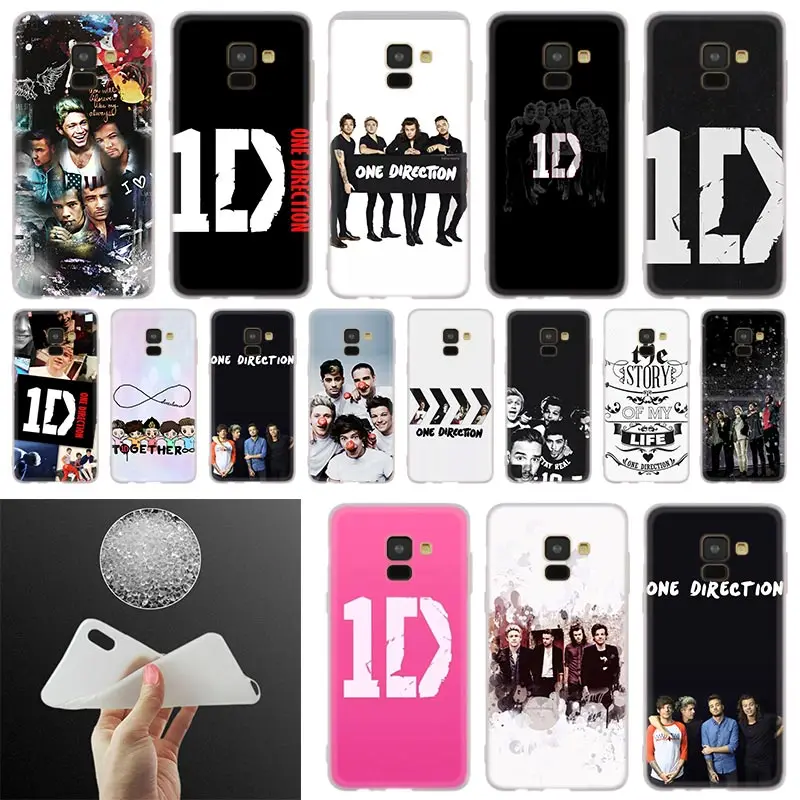 

One Direction 1D Phone Case For Samsung Galaxy A10 A20 A30 A40 A50 A60 A70 A6 A8 Plus A7 A9 2018 A3 A5 2017 Soft Cover Coque
