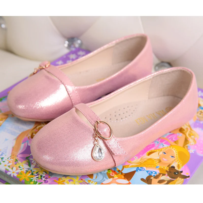 Hitomagic обувь для девочек кожа принцессы Обувь для девочек для Свадебная вечеринка сезон: весна–лето обувь Брендовая детская кристалл