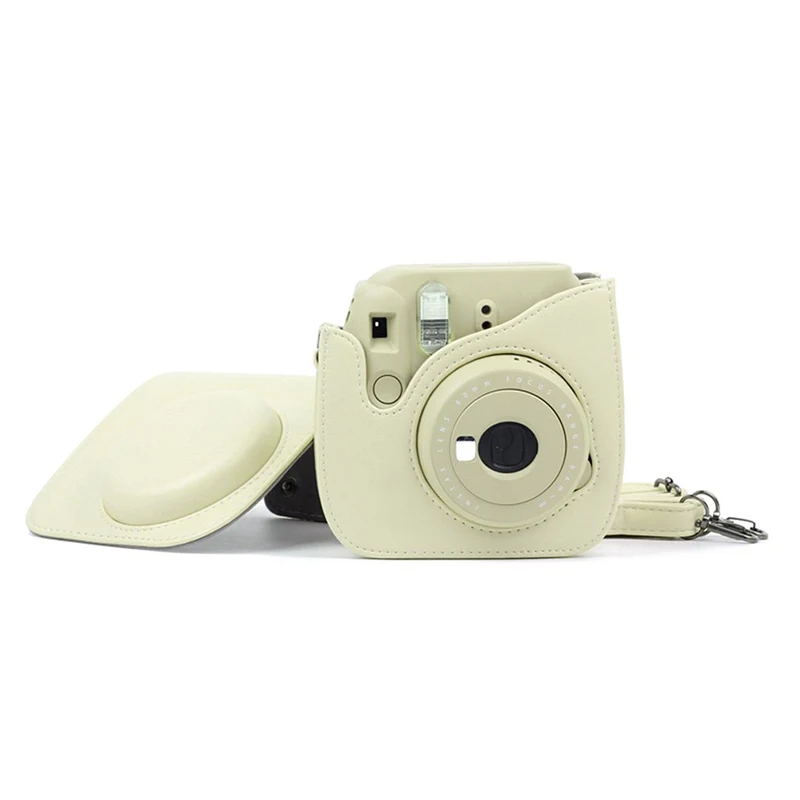 Leather Camera Bag Case Cover Pouch Protector Shoudler Bag For Polaroid Photo Camera For Fuji Fujifilm Instax Mini 8 NEW (9)