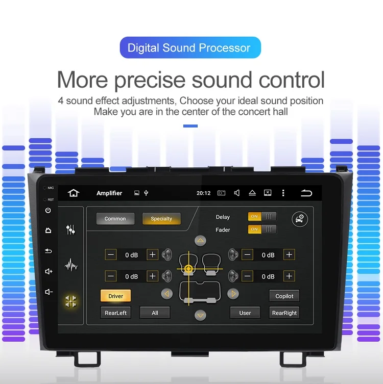 Sale Isudar 1 Din Android 9 Auto Radio For Honda/CR-V/CRV 2006-2011 Car Multimedia Player Octa Core RAM 4G ROM 64G GPS Camera DVR DSP 6