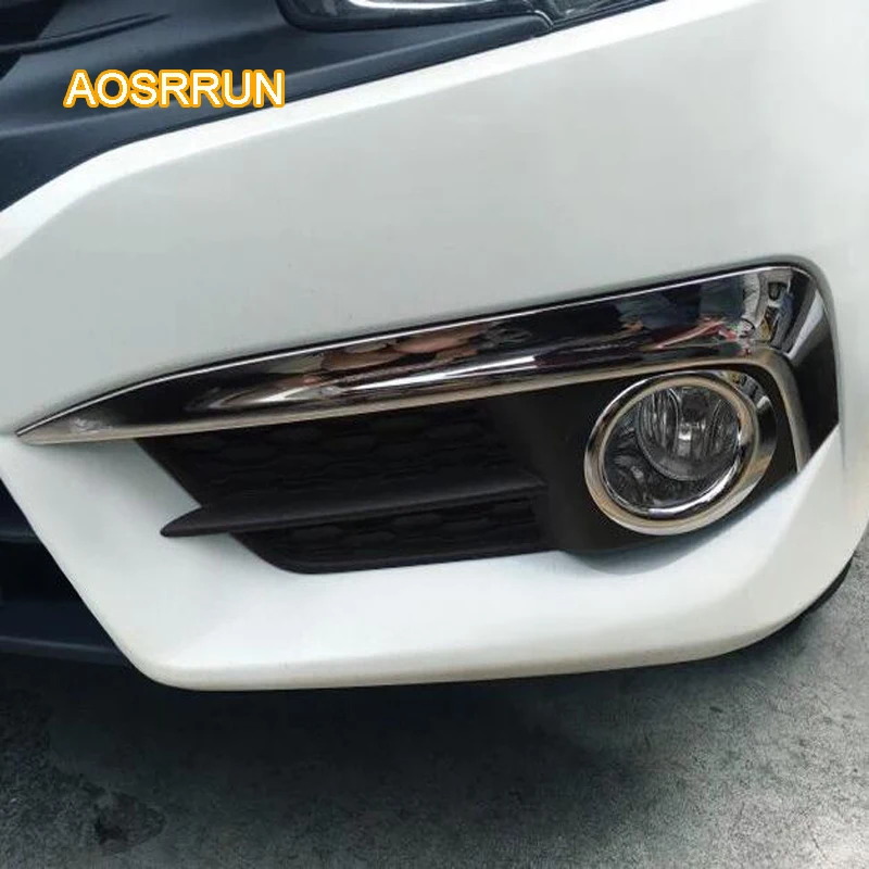 

AOSRRUN fog lamps before eyebrow Front fog lamp decorations Front fog lamp shield Suitable for Honda civic 2016 2017 10th COVER