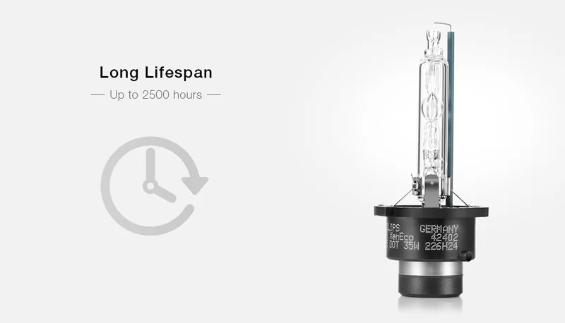 Philips D4S HID 42402 35W Ксеноновые стандартные лампы 4200K яркий белый светильник, авто Оригинальная лампа, ECE, одобрено в Германии, 1X