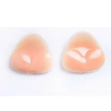 Женский Съемный Бикини Бюстгальтер вставка силиконовые треугольные прокладки усилитель купальник пуш-ап