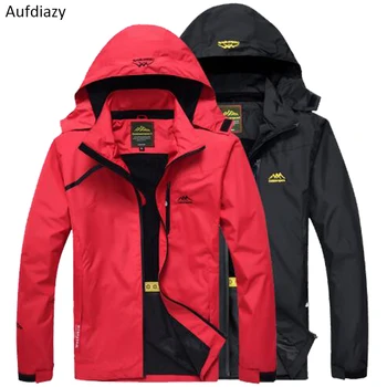 

Aufdiazy Spring Autumn Thin Men's Windbreaker Hiking Camping Outdoor Jackets Waterproof Male Trekking Cycling Sport Coats JM096