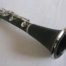 Высший сорт Черный эбонитовый кларнет, Bb 17 клавиш, ключ Bb, хороший тон