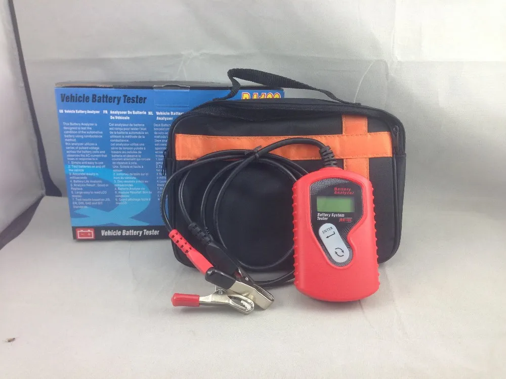 Professional car battery tester tool 12V vehicle analyzer charging percentage test life free shipping |