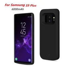 Zkfys для samsung Galaxy S9 плюс внешнего резервного Мощность банк Батарея чехол 6000 мА/ч, Портативный ультра тонкий Быстрый Зарядное устройство Батарея чехол