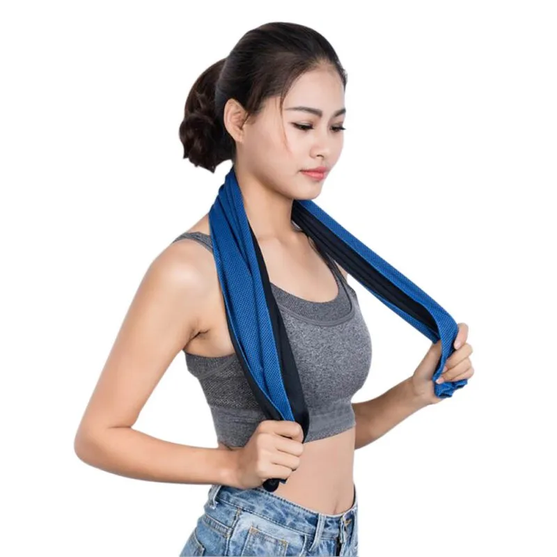 Summer Cooling Sports Towel Microfiber Fabric Quick Dry Ice Towels