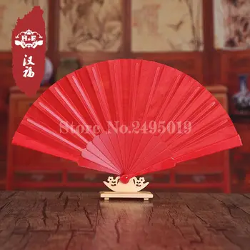 

Free / Drop Shipping 5pcs Spanish Victorian Hand Fan Plastic Blank Cloth Folding Hand Fan Party Dance Folding Hand Fan