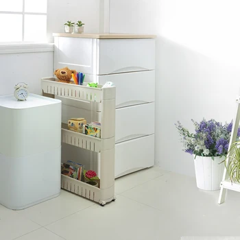 

Kitchen Storage Rack Removable Multipurpose Kitchen Refrigerator Side Shelves With Wheels Bathroom Storage Holder Racks Shelf