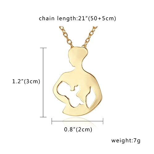 Rinhoo нержавеющая сталь Мама Ожерелья с буквой Серебро Золото Цвет Мама и подвеска для детей колье ожерелье ювелирные изделия День матери горячие подарки - Окраска металла: 2