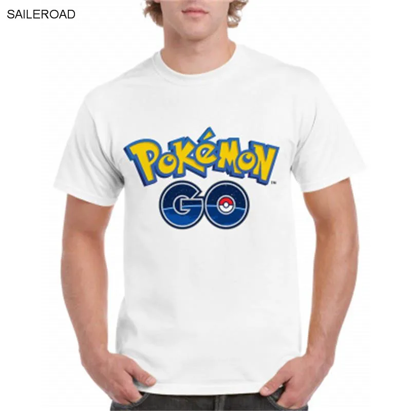 

Harajuku Streetwear Print Pokemon Tshirt Men Funny T Shirts Short Sleeve Tops Tee Shirt Homme Camiseta Hombre Anime T-shirt