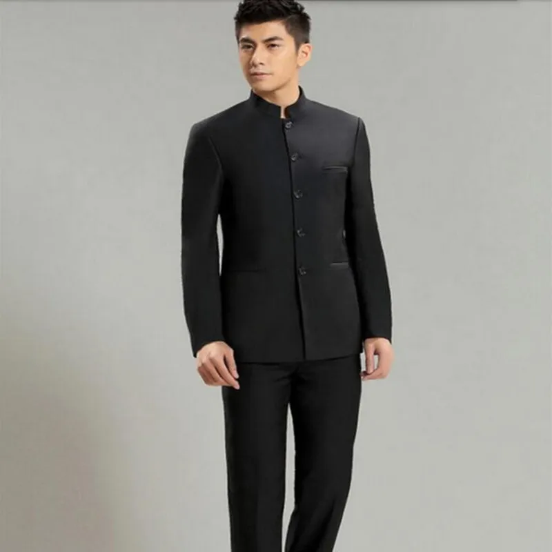 tailor made men suits fashion handsome men wedding suits tuxedos black