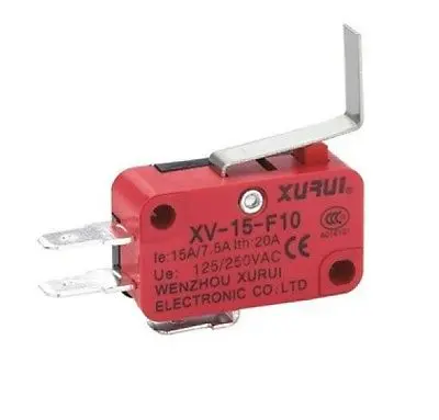 

1 x XV-15-F10 Miniature Micro Switch 15A Simulated  "V" Lever Type Appliance