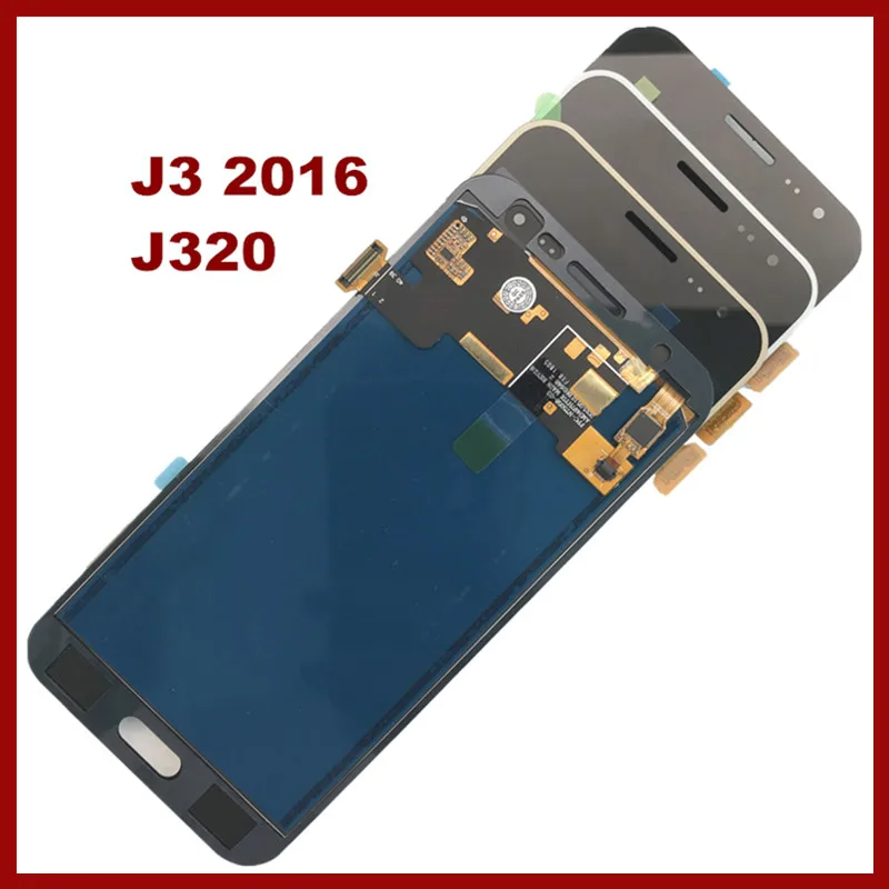 Для Samsung Galaxy J3 2016 J320 J320A J320F J320M ЖК-дисплей с кодирующий преобразователь сенсорного