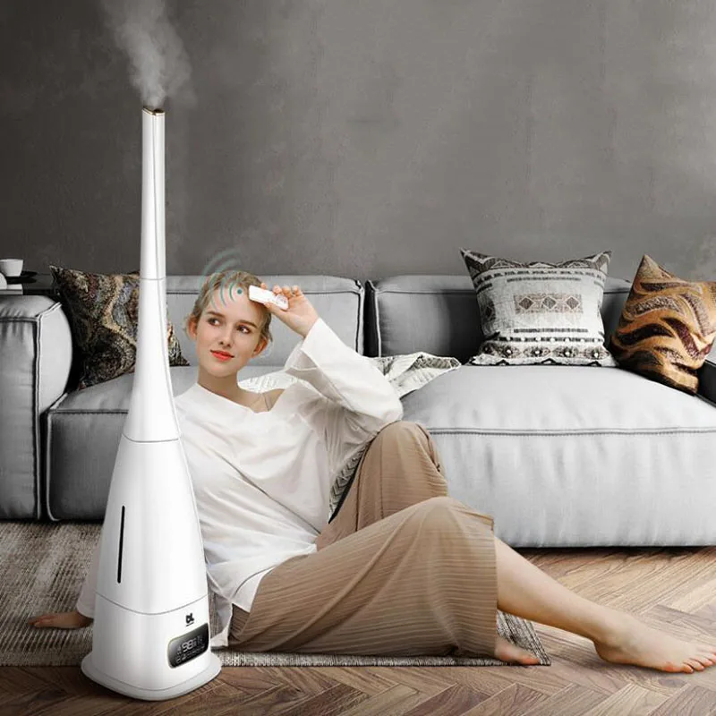 

GXZ 6000ml Remote Control Air Humidifier 3 Speed Mist Maker LCD Screen Timing Fogger Household Air Purifier UV Sterilization