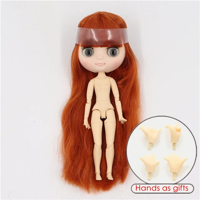 Фабрика blyth Middie кукла шарнир тело матовое лицо 1/8 20 см, голая кукла с руками - Цвет: i
