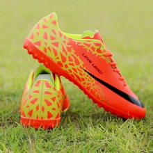 Men Soccer Shoe Cleats Kids Indoor Turf Football Shoes Boy TF Hard Court Sneakers Trainers Sports Shoes Boy Size 33-44 adidas original new arrival official goletto tf hard wearing men s football soccer shoes sports sneakers by2721 aq4302