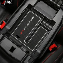 JHO подлокотник ящик для хранения для Ford Explorer спереди автомобиля, органайзер, контейнер, аксессуары; кожаная обувь; замшевая обувь; обувь из Пластик