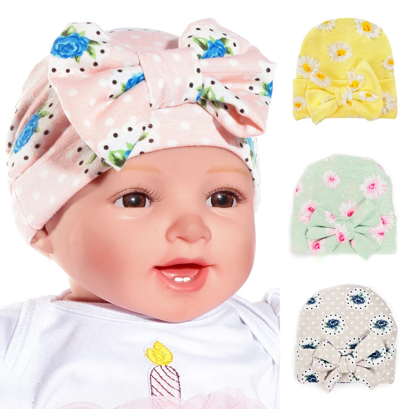 baby bow hat newborn