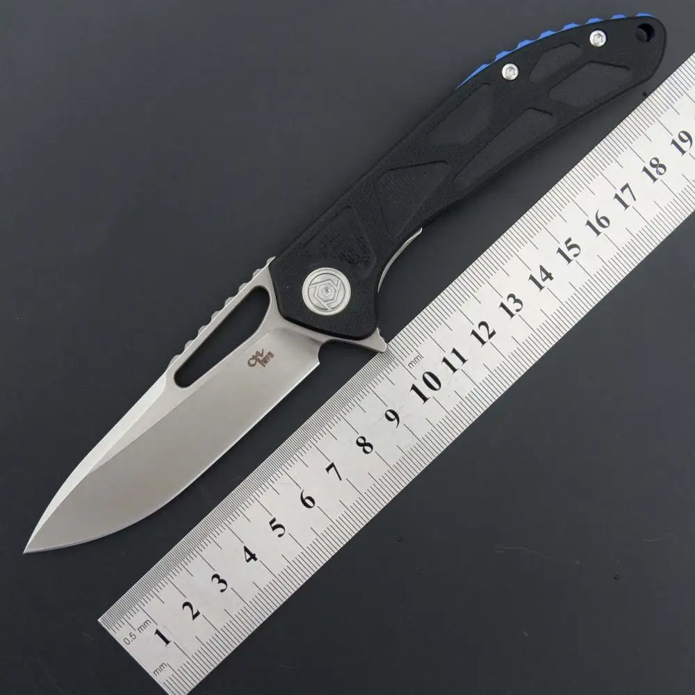 

Eafengrow CH3509 58-60HRC D2 Blade G10 Handle EDC Folding knife Survival Camping tool Hunting Pocket Knife tactical outdoor tool