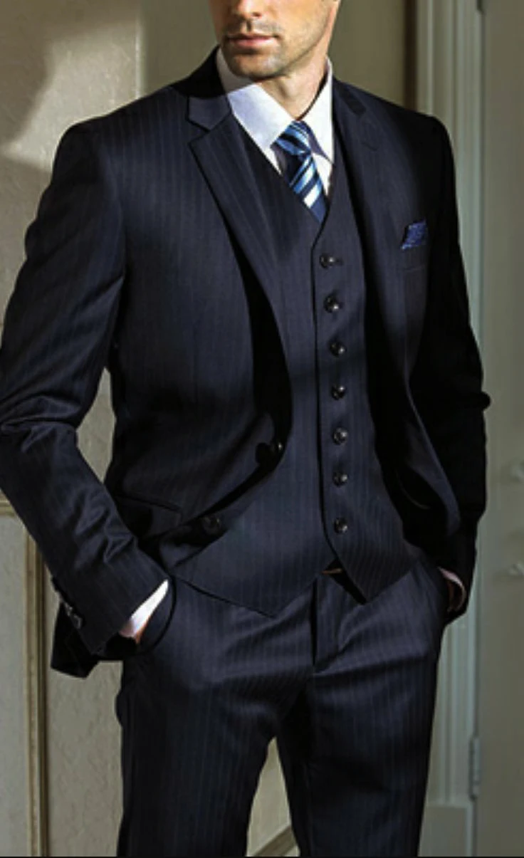 dark blue suit pants