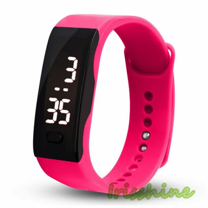 Irisshine i0606 мужские женские резиновые светодиодные часы Дата спортивный браслет цифровой наручные часы унисекс пару часов подарок