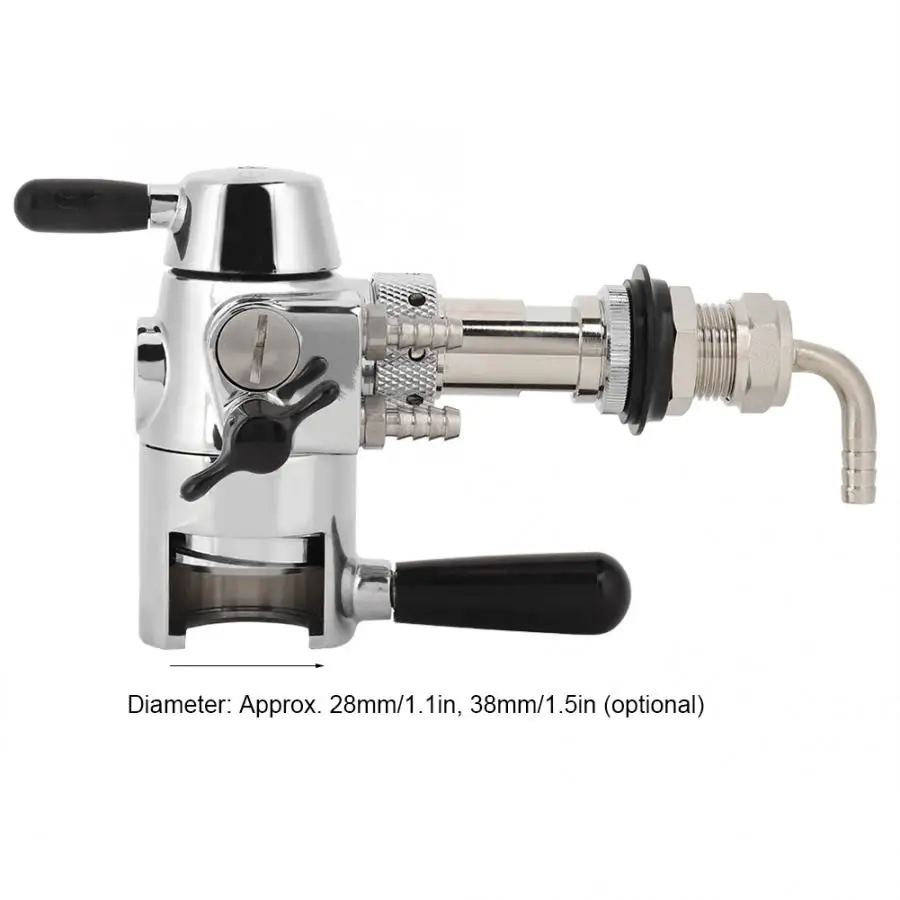 

Beer Faucet Stainless Steel Beer Bottle Fill Tap De-foaming Beer Faucet Filling Accessories