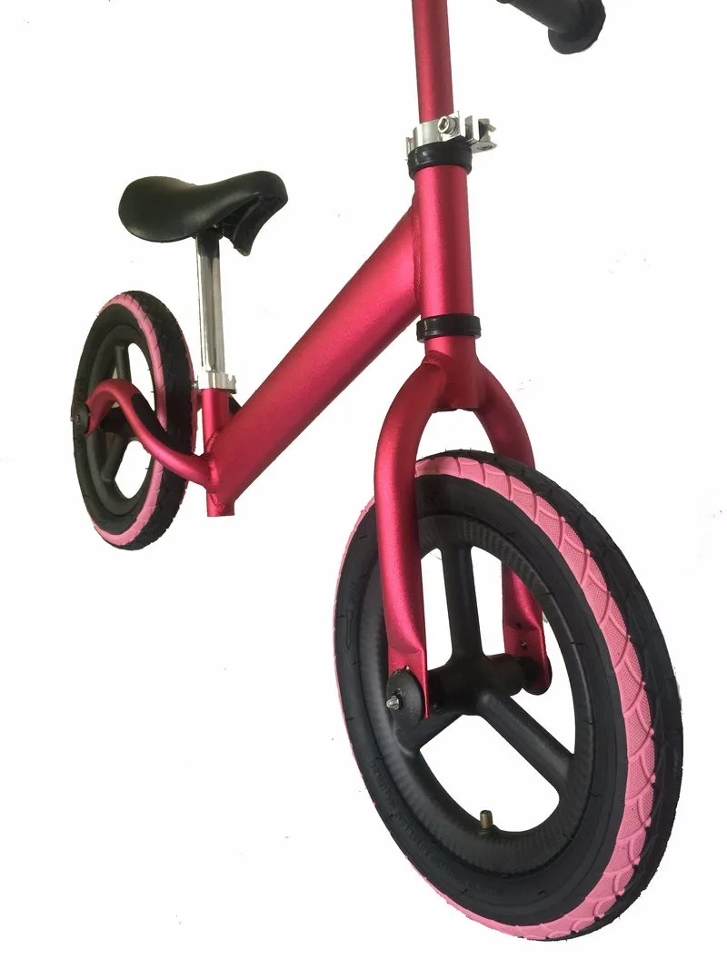 Clearance New aluminum alloy 12 Inch Balance Bike pushbike Carbon Wheel  Red Blue Silvery Kid Bicycle High Quality Ceramic Bearing Hub 3