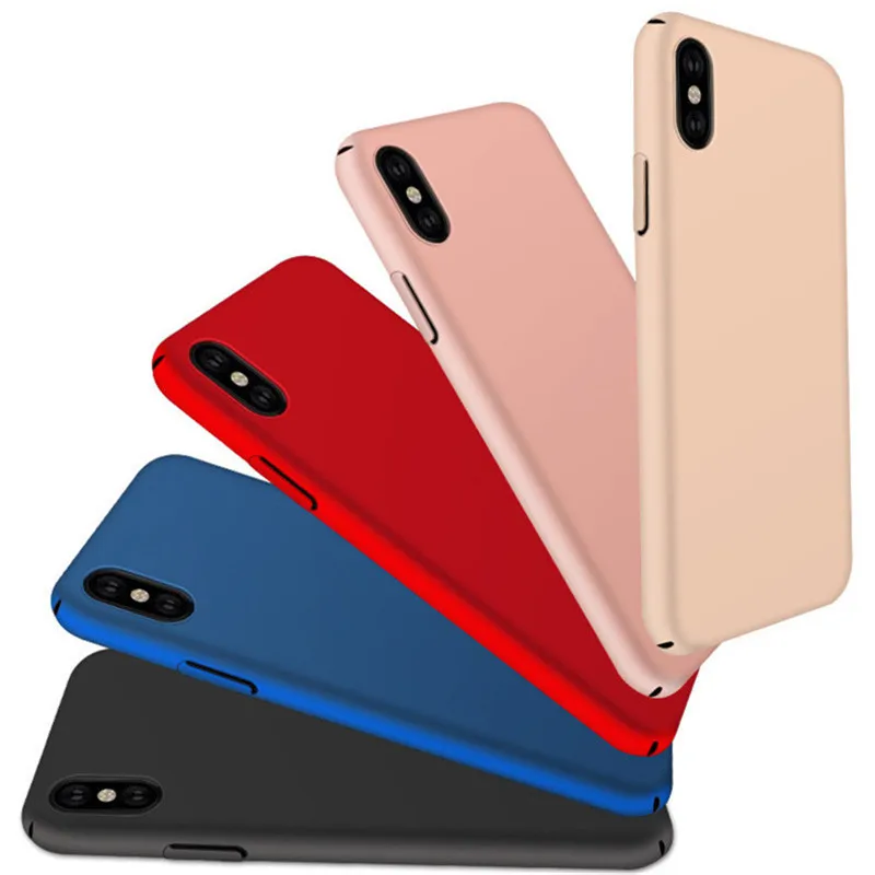 Cooqii для IPhone X задняя крышка Жесткий матовый чехол iPhone Чехол iphonex 360 Полный Пластик