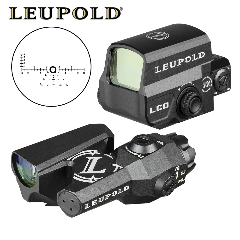 D EVO Dual Enhanced View Optic Reticle Rifle Scope Magnifier with LCO Red Dot Sight Reflex Sight