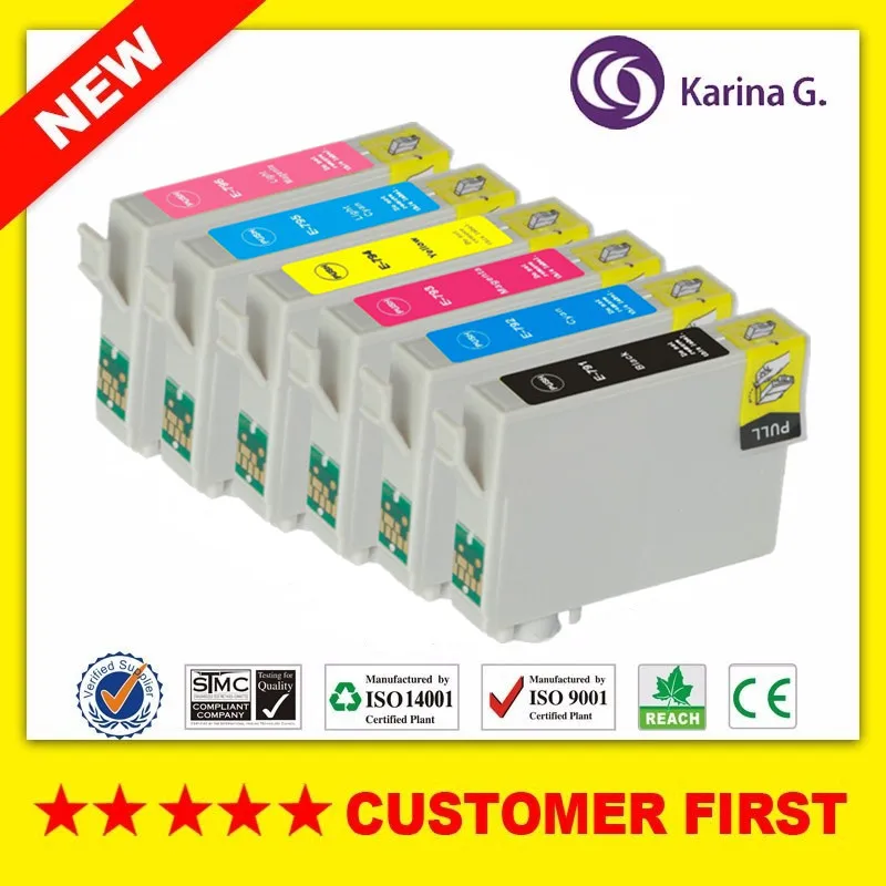 

Ink cartridge Replacement for T0791 T0791-T0796 suit For EPSON Stylus Photo PX660 P50 PX650 PX700W PX720WD PX730WD etc.