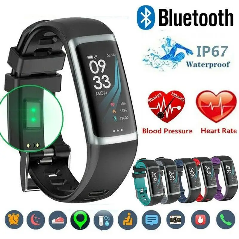 

G26 Smart Fitness Bracelet Pedometer Heart Rate Monitoring Blood Pressure Monitoring Waterproof IP67 Fitness Tracker Bracelet