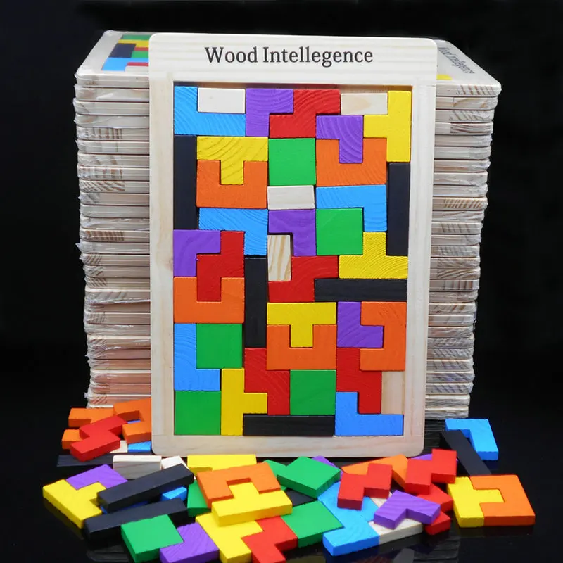 tetris wooden blocks