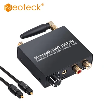 

Neoteck DAC With Bluetooth Receiver optical coaxial Bluetooth digital audio to Analog RCA 3.5mm Jack Converter Adapter For AMP