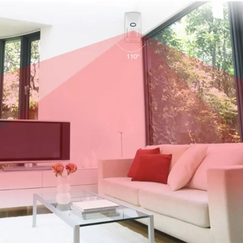 Inteligente WiFi GSM SMS hogar sistema de alarma antirrobo PIR Detector de movimiento APP Sensor de Control alarma Detector de humo alarma nuevo