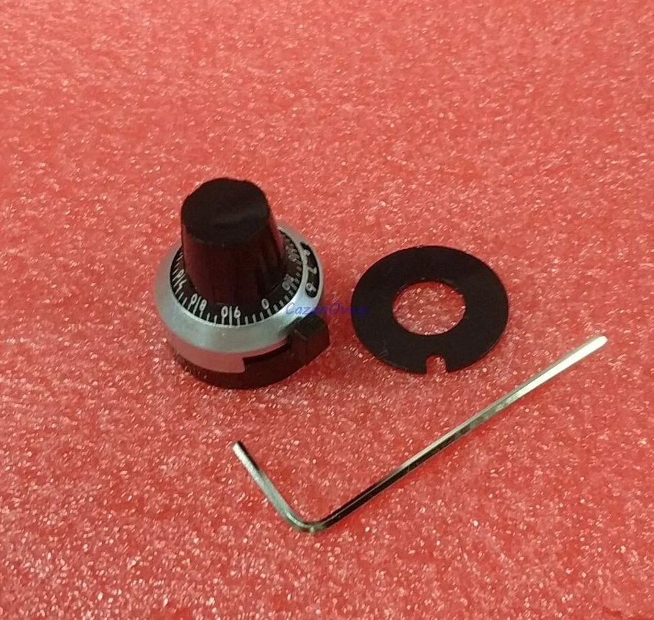 

1pcs/lot 3590S 6.35 mm precision scale knob potentiometer knob equipped with multi-turn potentiometer In Stock