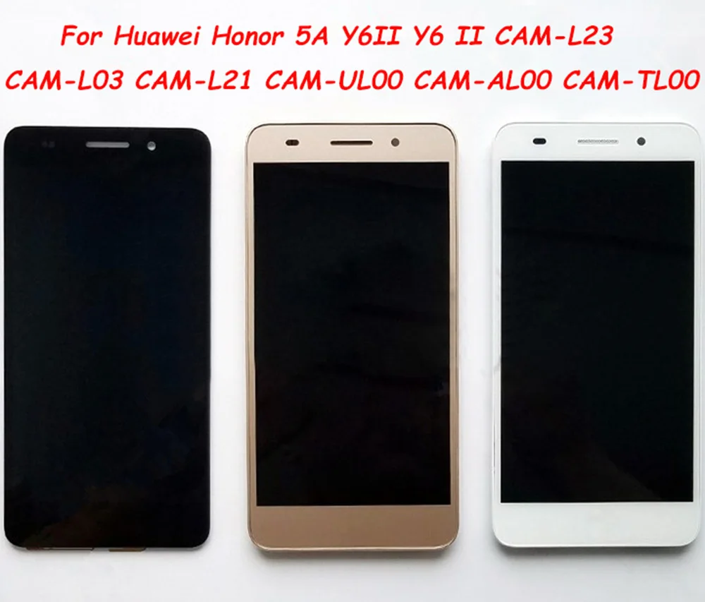 Для huawei Honor 5A ЖК-дисплей Y6II Y6 II CAM-L23 CAM-L03 CAM-L21 CAM-AL00 CAM-UL00 CAM-TL00 Сенсорный экран ЖК-дисплей Дисплей сборка Рамка