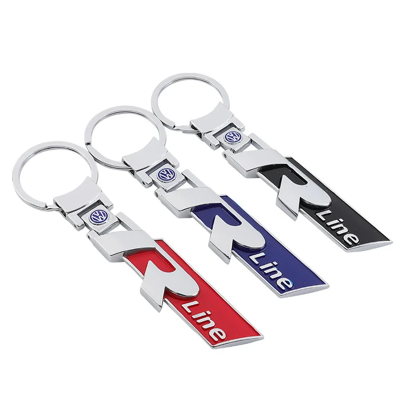 

Cross-border hotstrips H buckle Volkswagen R series exquisite all-metal car keychain Fashion atmosphere waist hanging pendantZ57