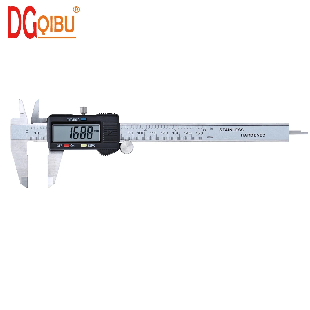 

150mm/6" VERNIER Metal LCD Electronic Digital Gauge Stainless Vernier Caliper 150mm 6 inch Micrometer GAUGE MICROMETER