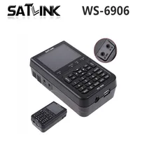 Original Satlink WS-6906 3.5 LCD ws 6906 del Buscador de satélite DVB-S FTA Satélite Digital Signal Meter envío gratuito