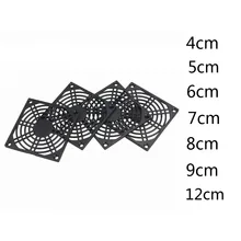 20 sztuk Gdstime mm 40mm 50mm 60mm 80mm 90mm 120mm wentylator ochrony siatki z tworzywa sztucznego pyłoszczelna filtr PC Case Cooler czarny wentylator tarcza