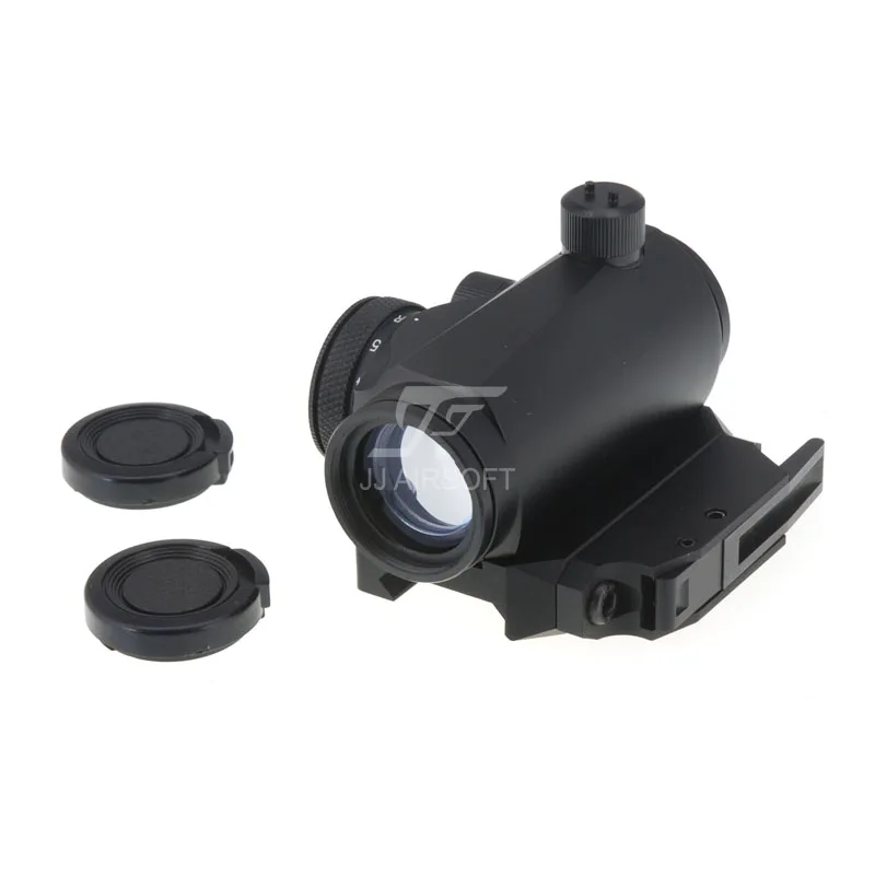 

JJ Airsoft 1x24 Red Dot with BOBRO Style QD Low Mount (Black)