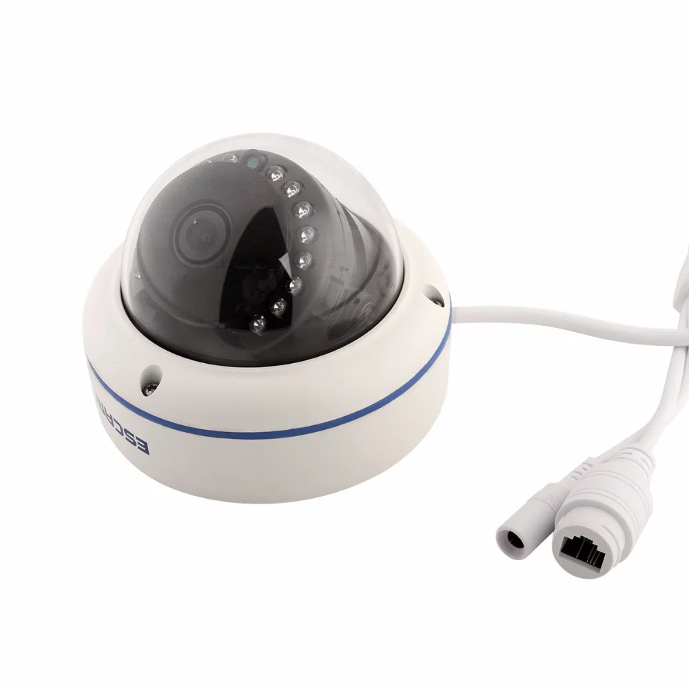 Escam QD800 Outdoor IP66 Waterproof CCTV Surveillance Wifi IP Camera 2MP HD 1080P IR Night Vision Wireless Security Dome Camera Escam QD800 Outdoor IP66 Waterproof CCTV Surveillance Wifi IP Camera 2MP HD 1080P IR Night Vision Wireless Security Dome Camera