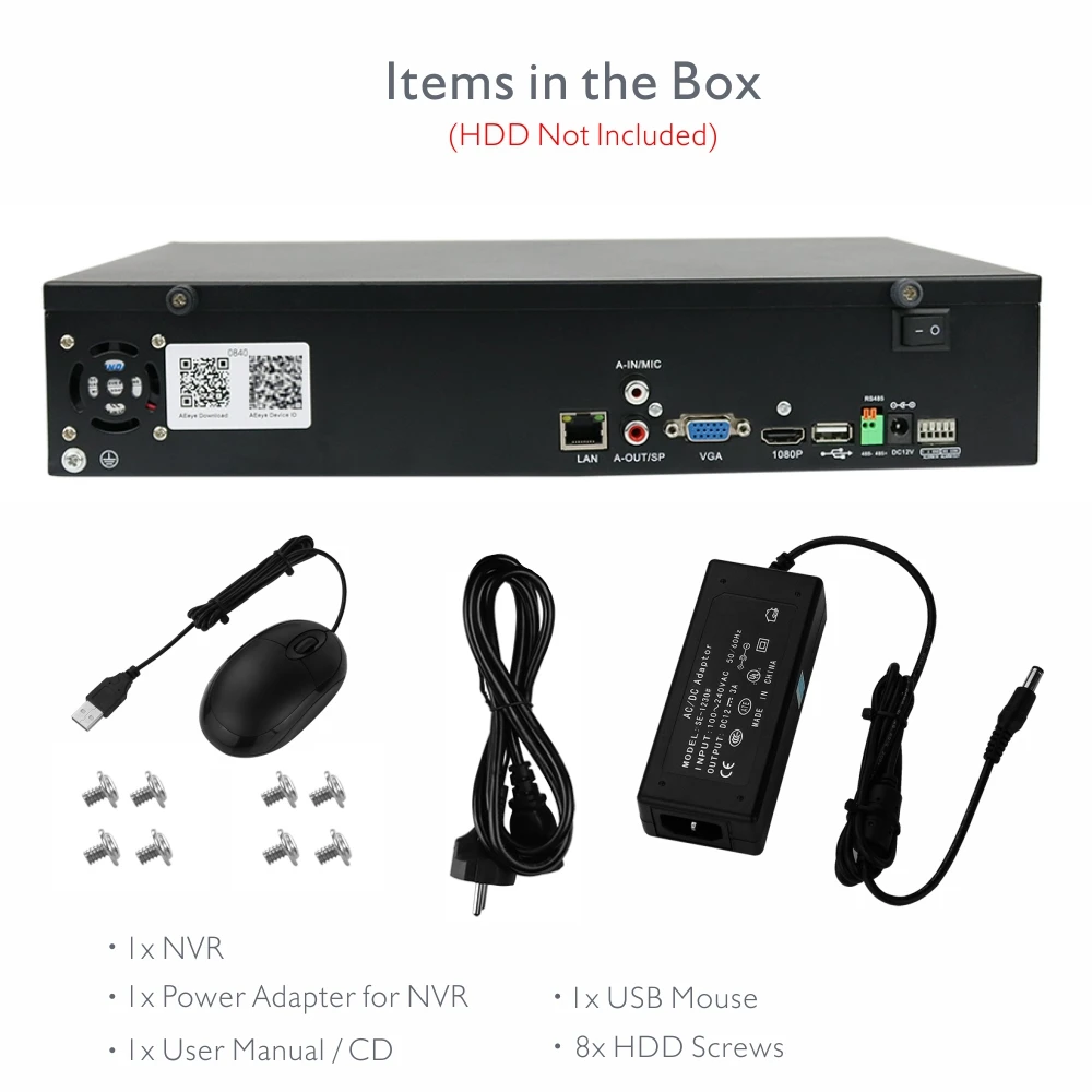 Муравьи 9CH 5mp 16ch 3mp 25ch 960 P 2HDD ONVIF NVR с aeeye смартфон удаленного просмотра App поддержка